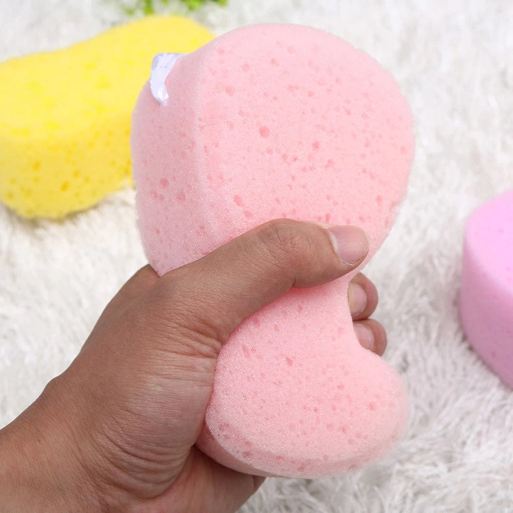 4Pcs Bath Sponges Bath Scrubbers Bathing Accessories (Random Color) bath sponge