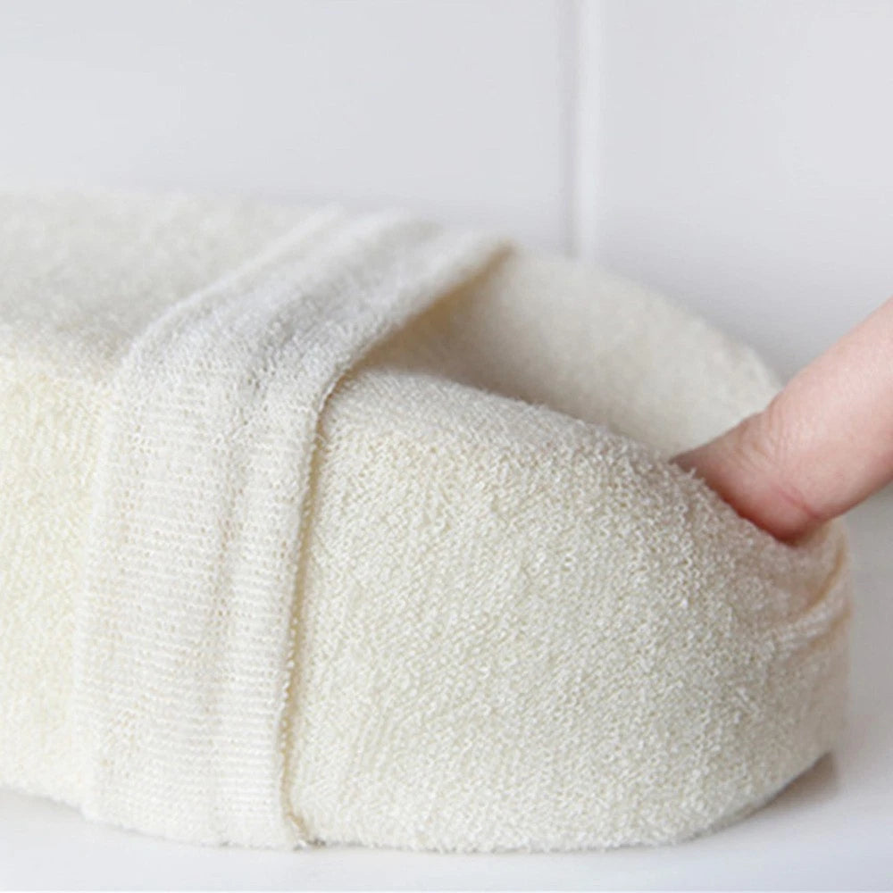 3 Pcs Loofah Bath Towel Brush Shower Sponge Exfoliating Back Scrubber