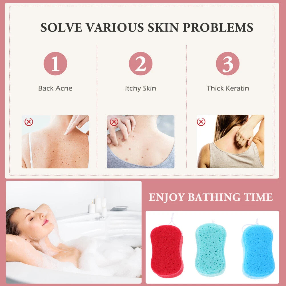 5PCS Body Shower Sponge Creative Bathing Sponge Mixed Color