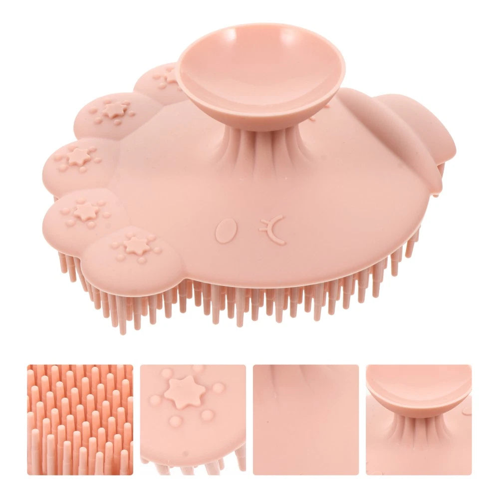 2 Pieces Baby Bath Brush Newborn Toddler Scrubber Body Brushes Shower