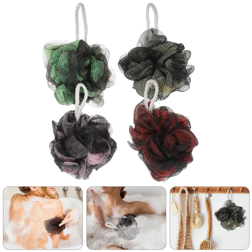 4 Pcs Back Multi-functional Exfoliating Bath Brush