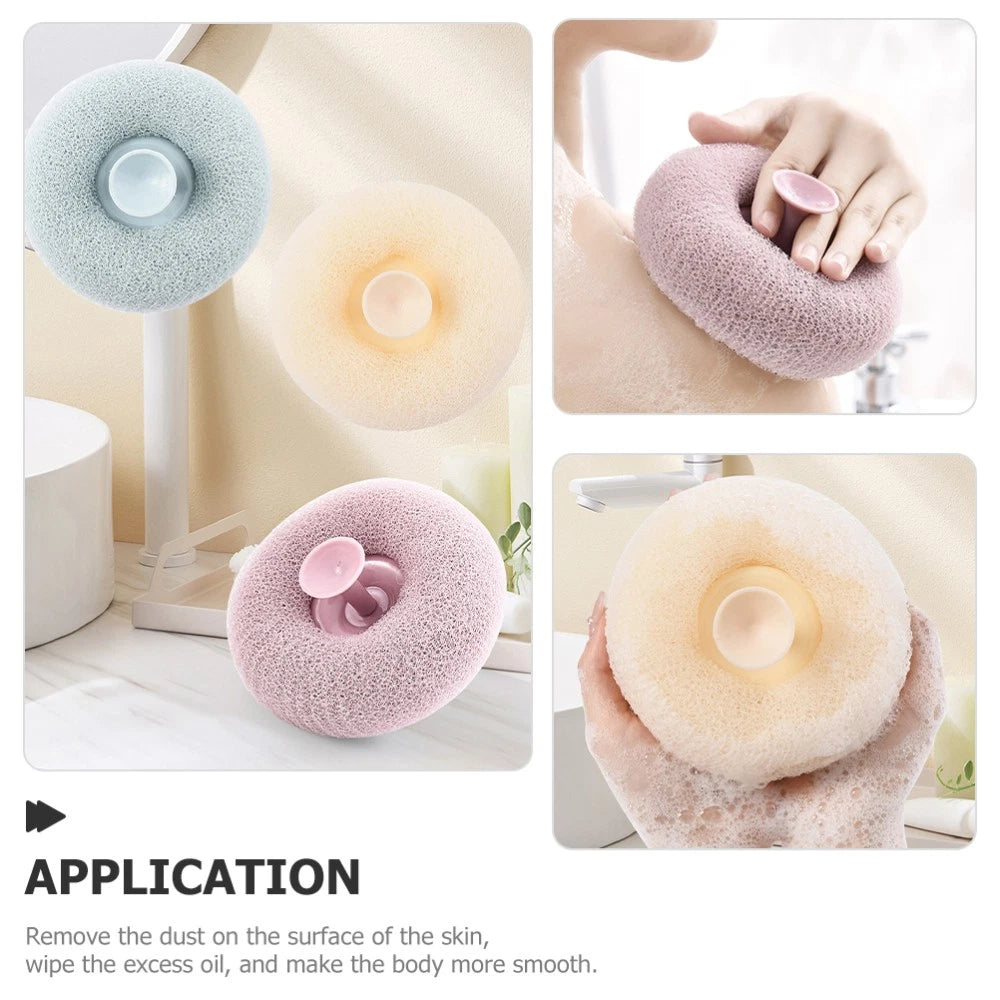 4 Pcs Bath Ball Travel Body Exfoliator Sponge Cleaning Loofah Brush Balls