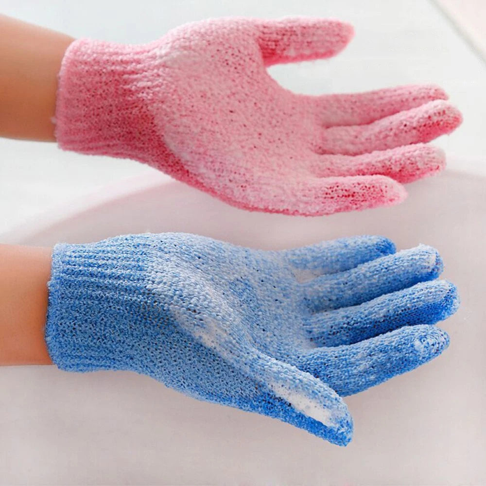 5 Pairs Bath Gloves Shower Sauna Scrubber Exfoliation Cleaning Exfoliating