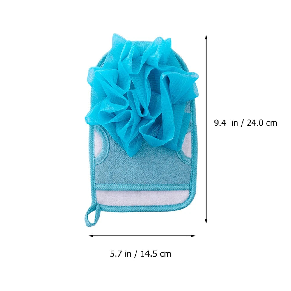 3 Pcs Bath Gloves Travel Scrubbing Multi-functional Exfoliating Brush