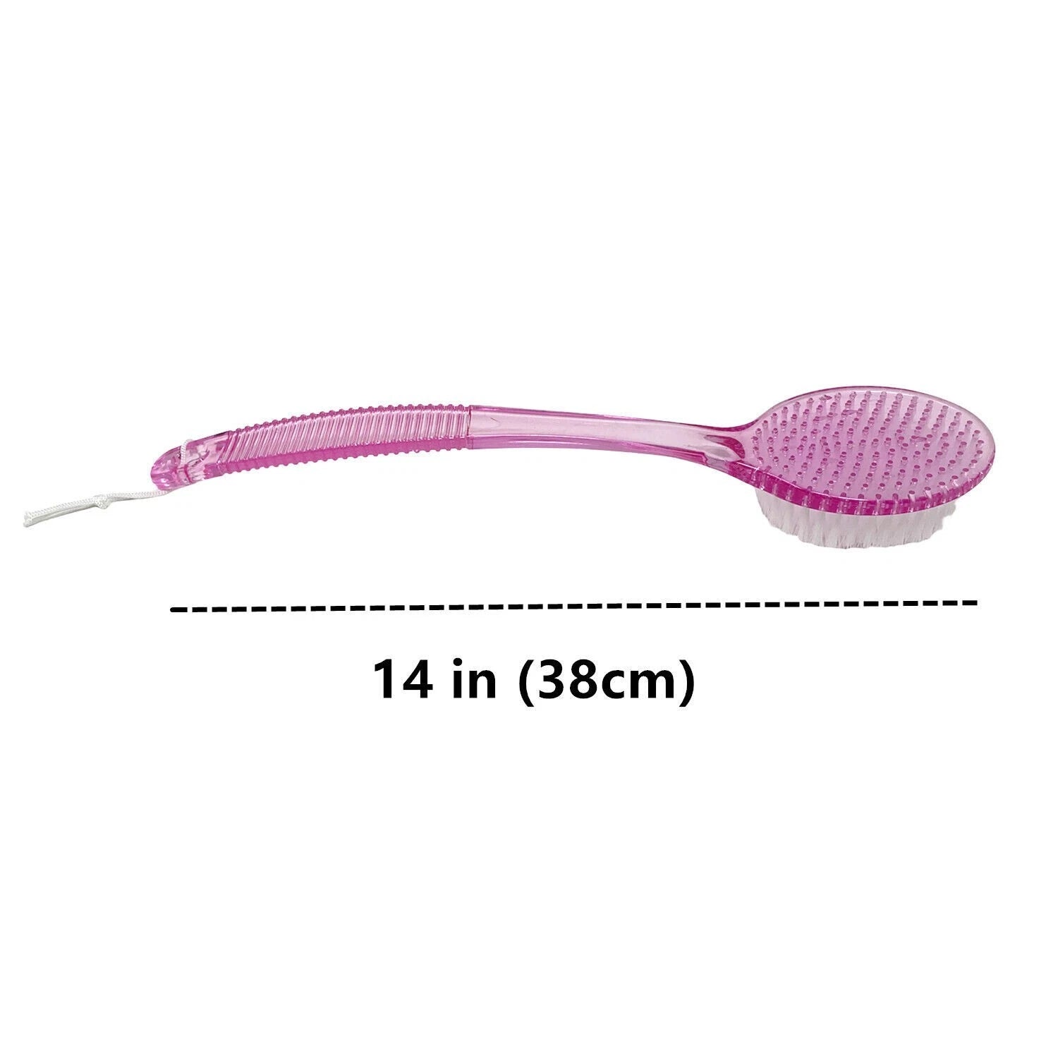 2 Pcs of 14" Exfoliating Back Scrub, Shower Bath Body Brush Scrubber & Massager