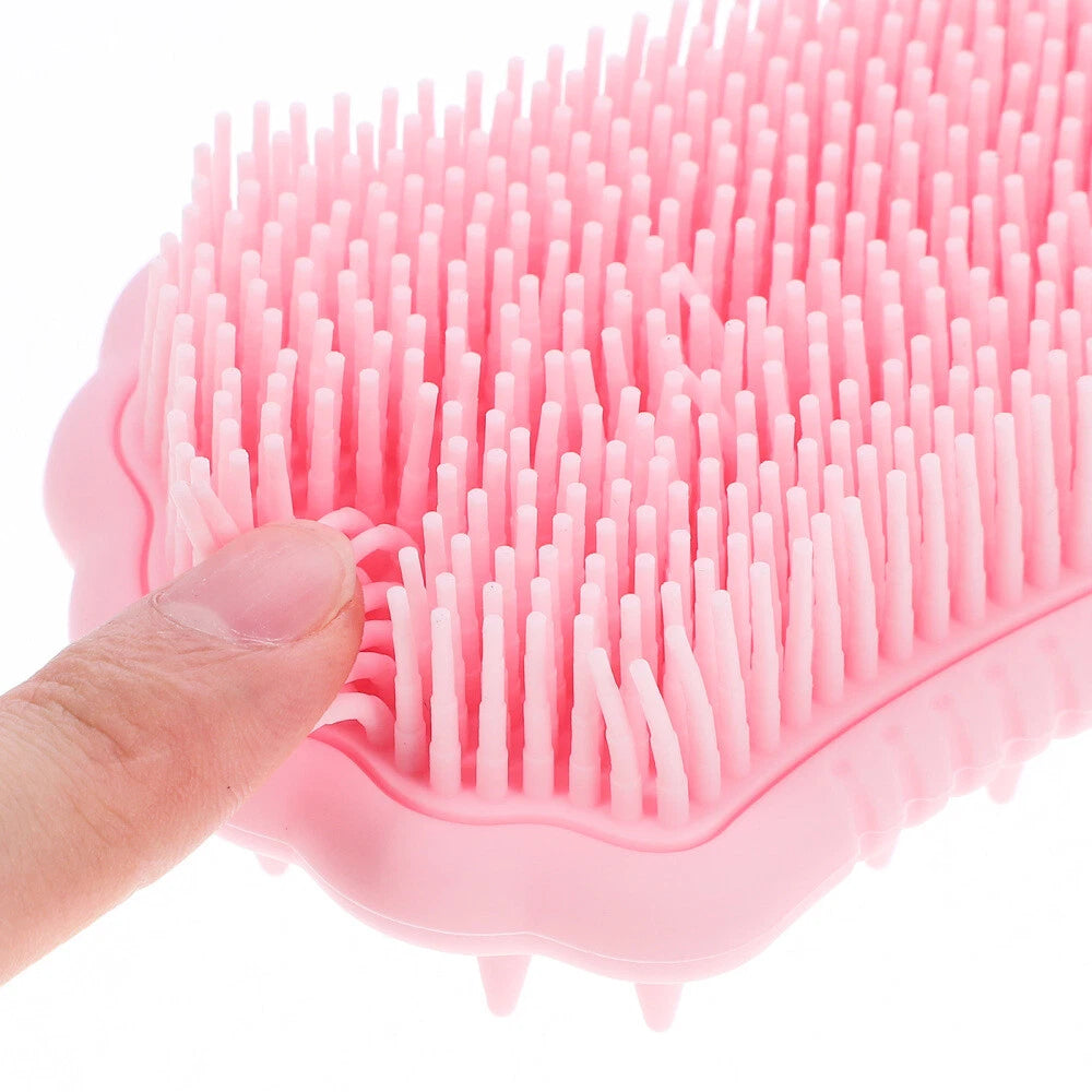 1PC Silicone Body Scrubber Exfoliating Bath Shower Scrubber Brush Scalp