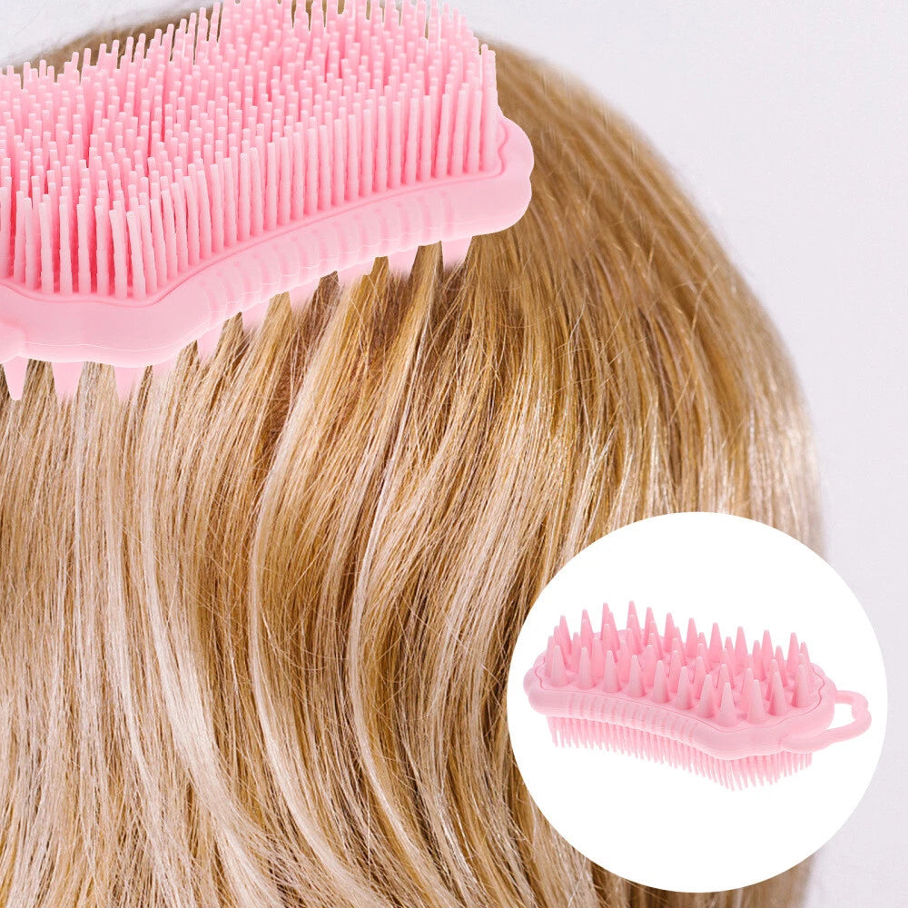 1PC Silicone Body Scrubber Exfoliating Bath Shower Scrubber Brush Scalp