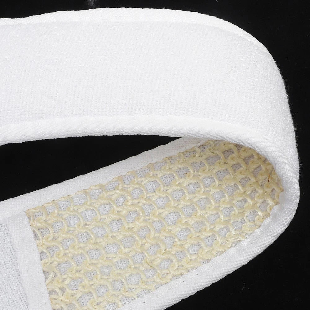 2 Pcs Shower Exfoliating Bath Scrubber Fabric Back Strap Skin Cleaning Brush