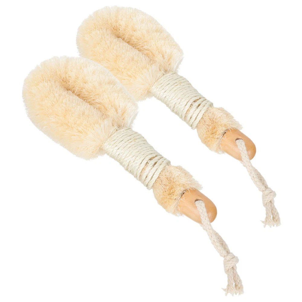 2 Pcs Silk Bath Brush Exfoliating Loofah Miss for Body Exfoliator