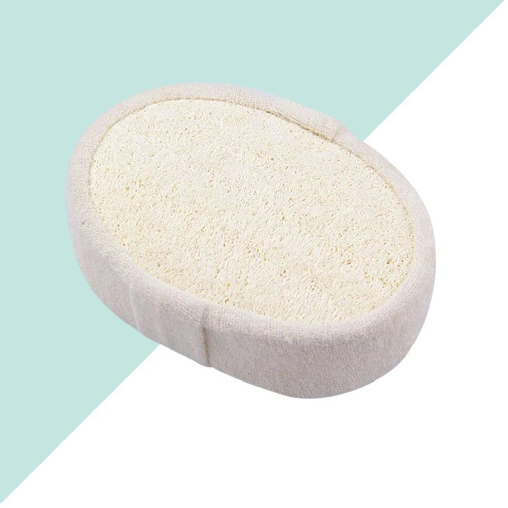 3 Pcs Loofah Bath Towel Brush Shower Sponge Exfoliating Back Scrubber