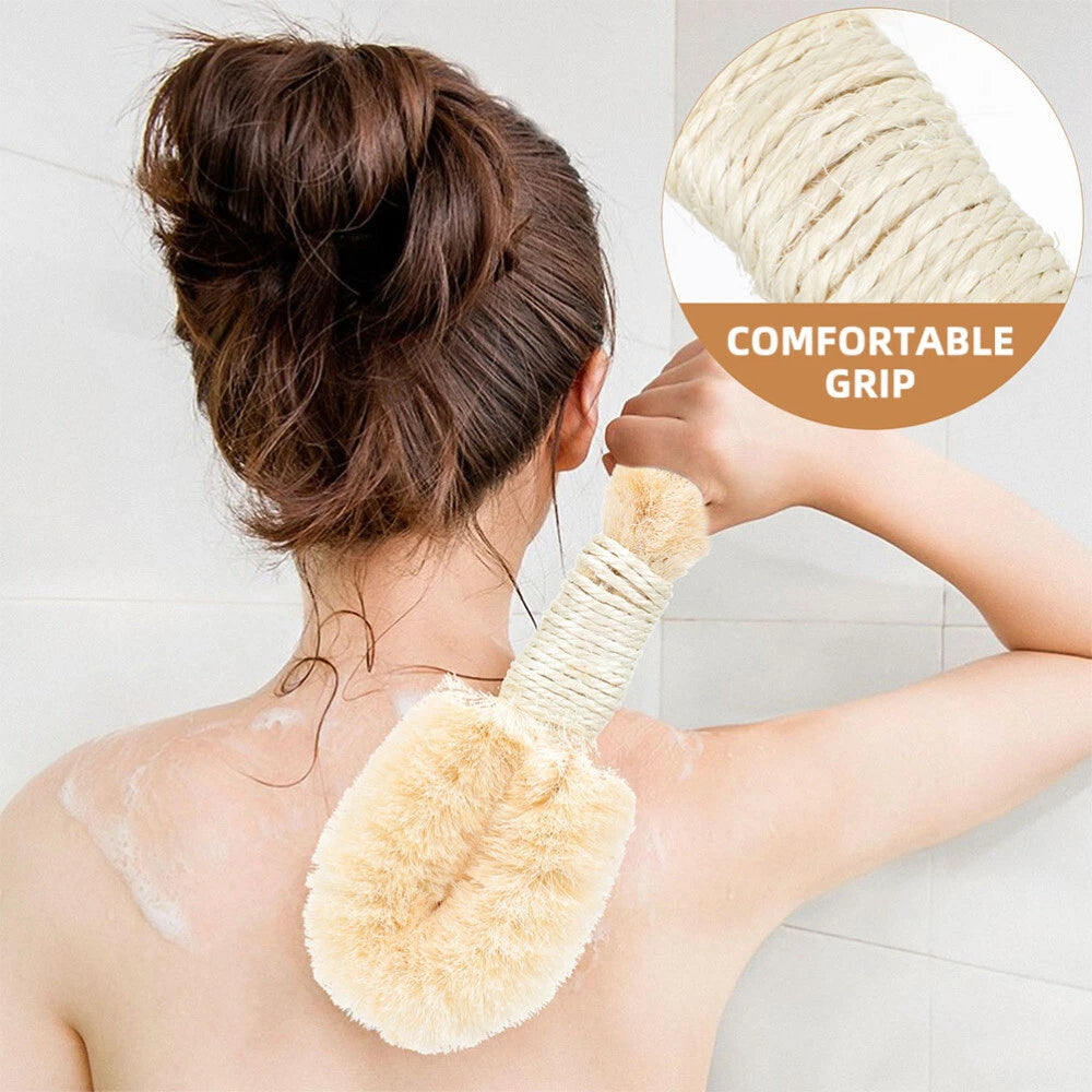 2Pcs Body Brush Scrub Scrunchie Back Scrubber for Spa Body Washing