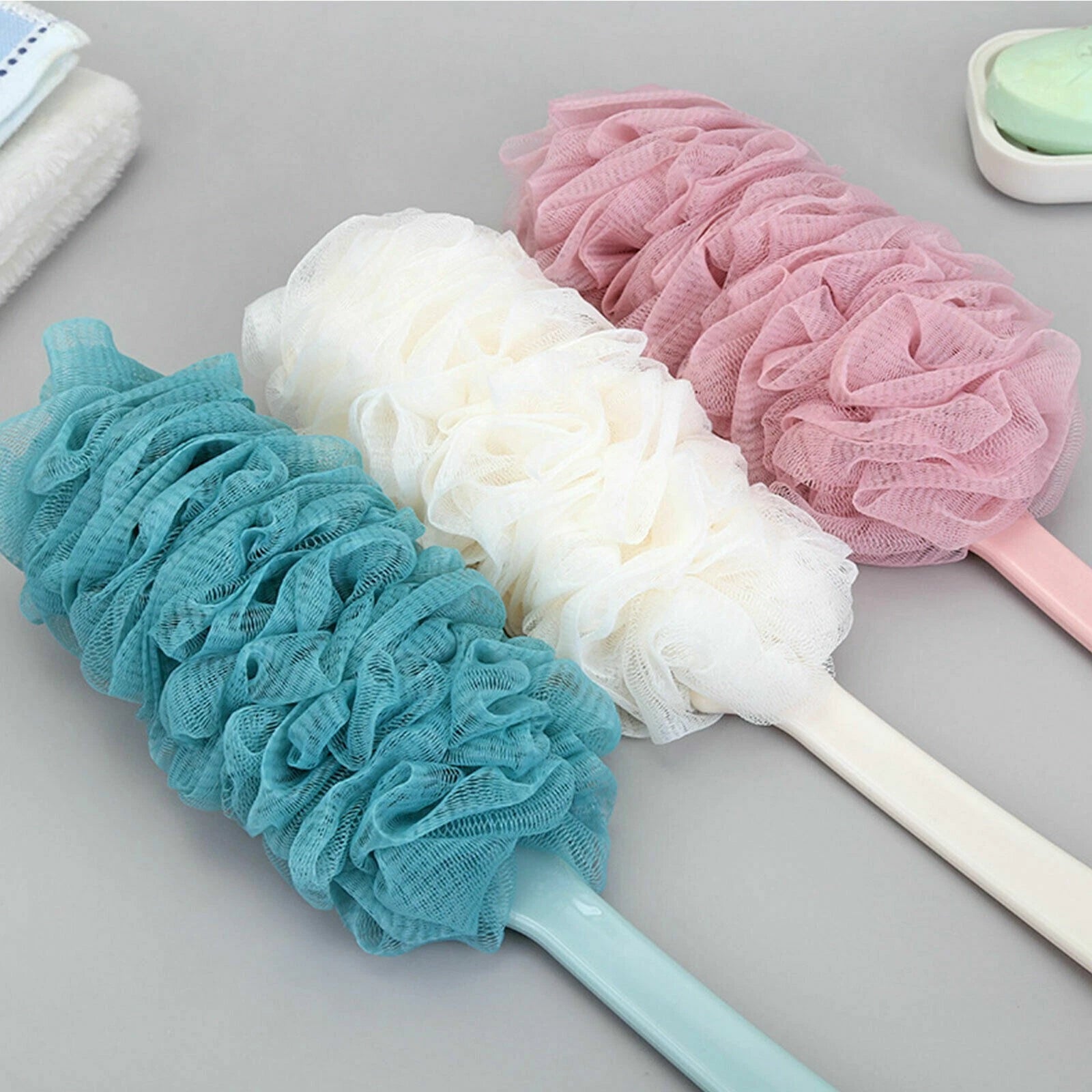 Back Scrubber Long Handle Body Bath Brush Shower Brush Massage Brush Rub Back