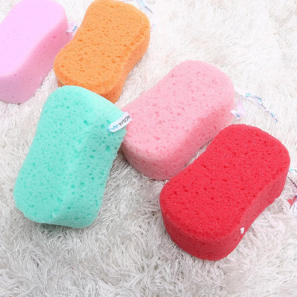5PCS Body Shower Sponge Creative Bathing Sponge Mixed Color