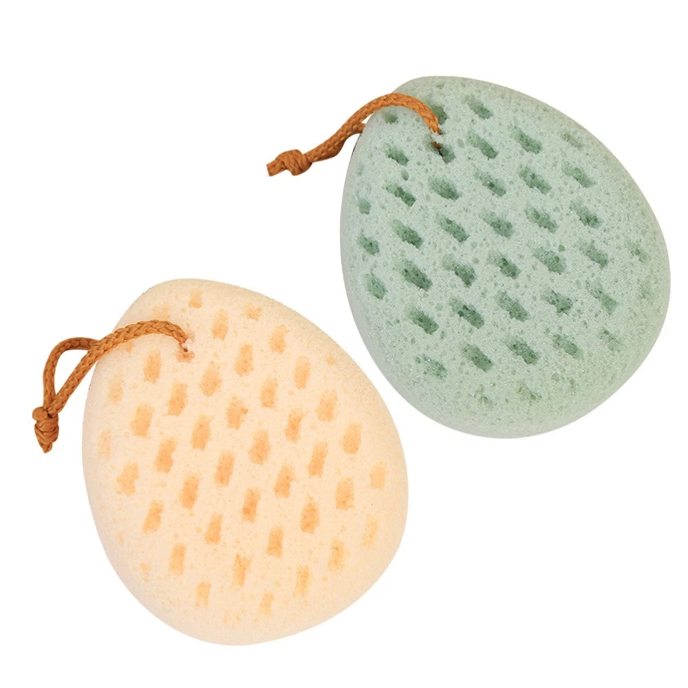 2 Pcs Shower Wipe Exfoliation Body Loofah Scrubber for Brush Bath Sponge