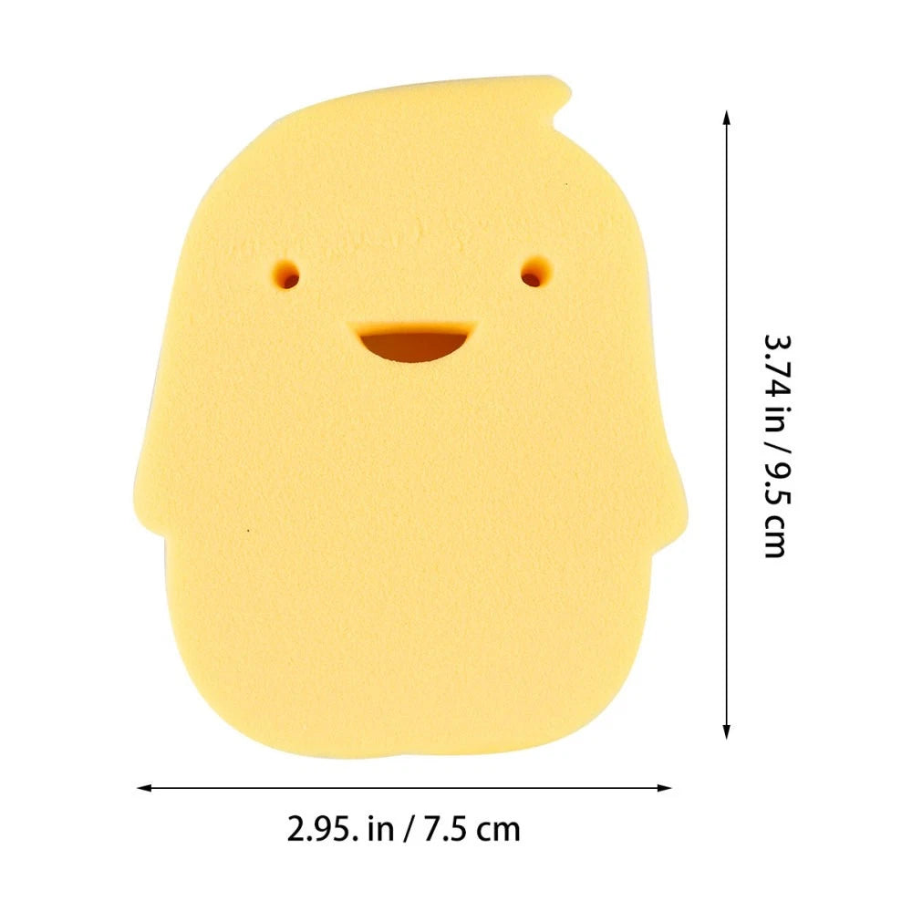 2 Pcs Infant Shower Sponge Baby Bath Rubbing Scrubber Body Bath Brush PVA