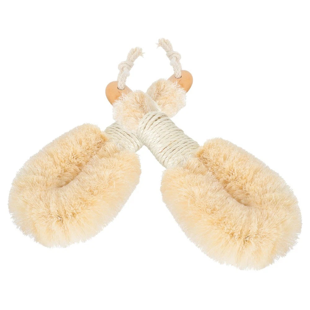 2 Pcs Silk Bath Brush Exfoliating Loofah Miss for Body Exfoliator