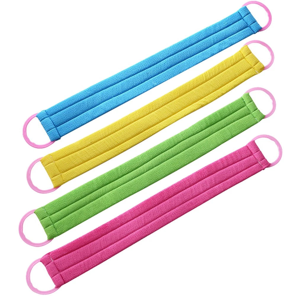 4 PCS Bath Towel Body Brush Exfoliator Back Scrubber for Shower Exfoliating