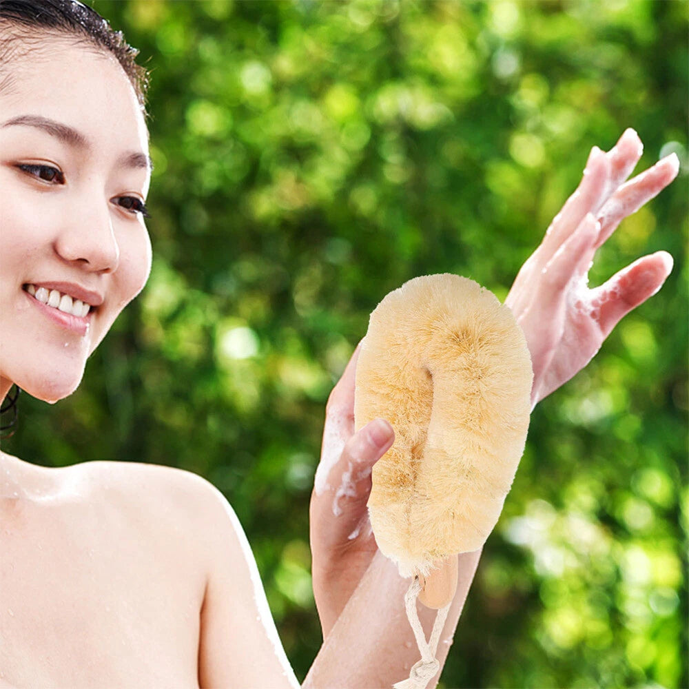 2Pcs Body Brush Scrub Scrunchie Back Scrubber for Spa Body Washing