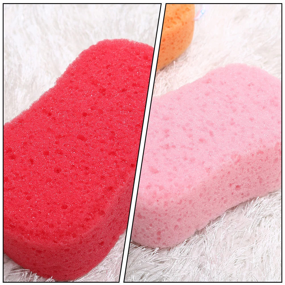 5PCS Body Shower Sponge Creative Bathing Sponge Mixed Color