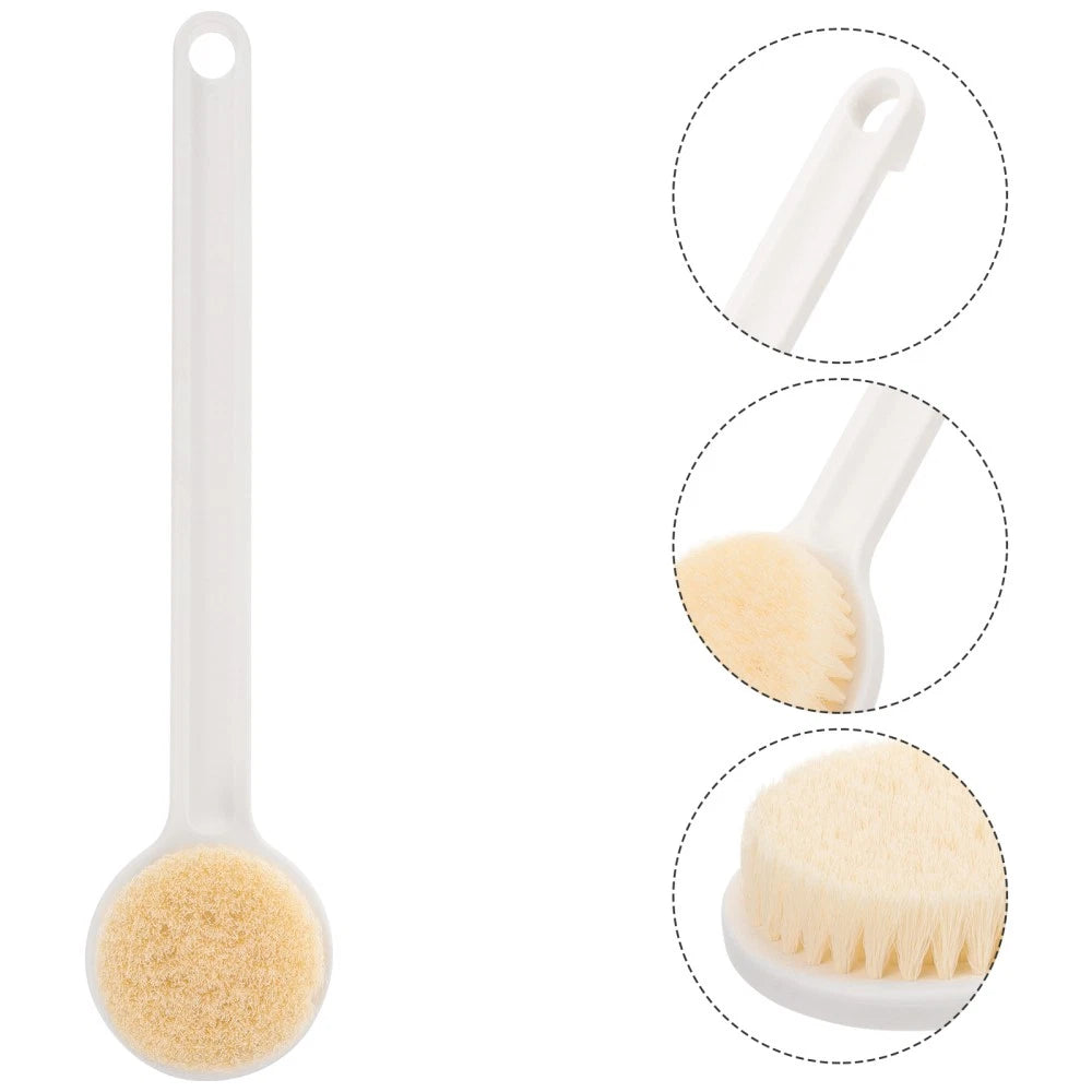 Back Scrubbing Brush Bath Massage Body Brushes Long Handles for Elderly