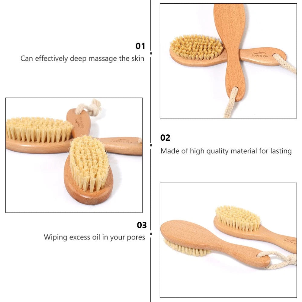 1Pc Exfoliating Shower Brush Massage Brush Practical Bathing bathing brush