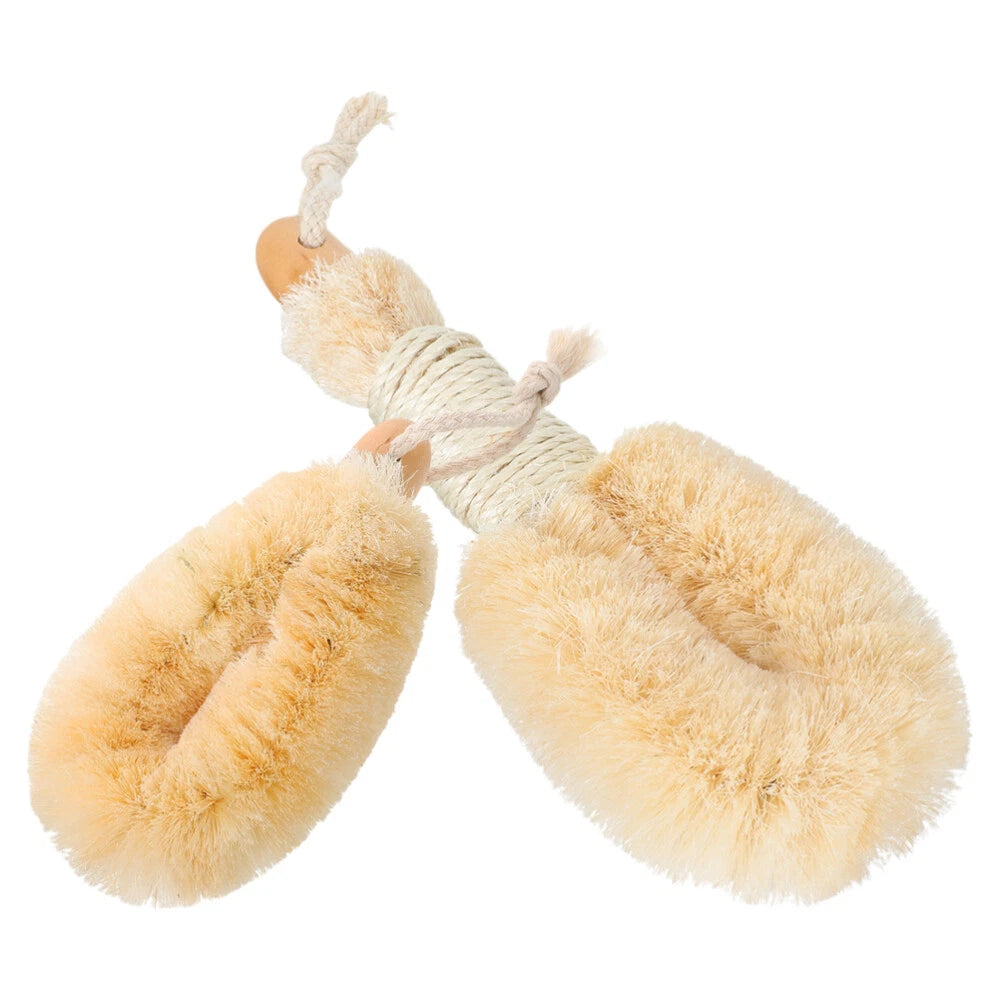 2Pcs Body Brush Scrub Scrunchie Back Scrubber for Spa Body Washing