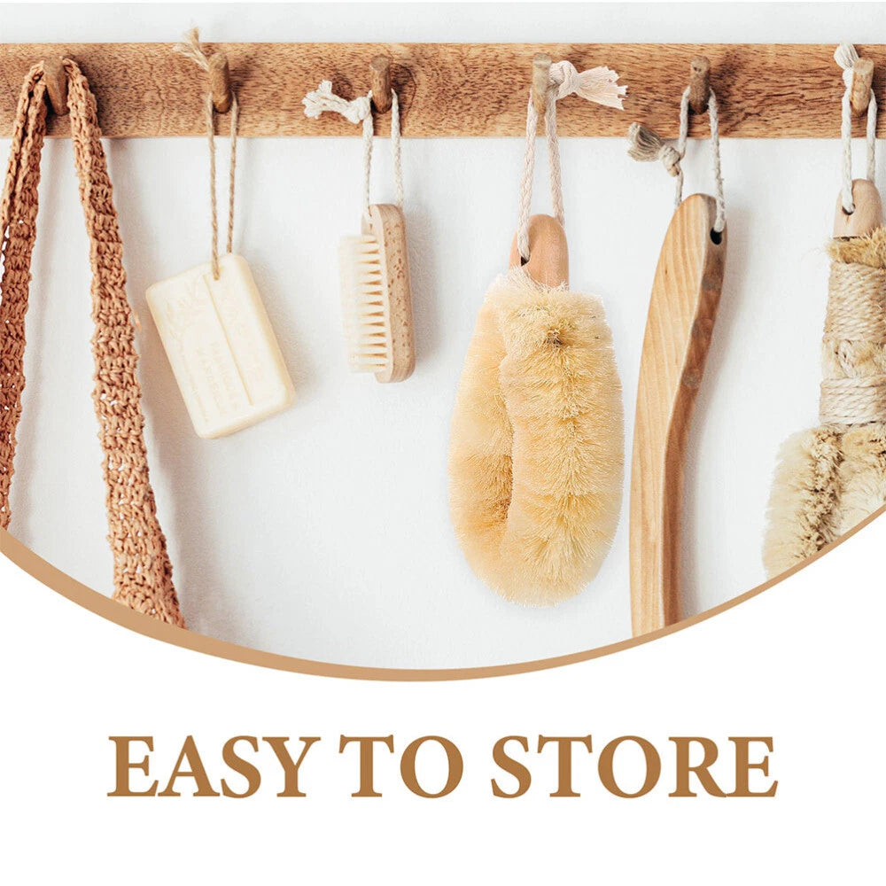 2Pcs Body Brush Scrub Scrunchie Back Scrubber for Spa Body Washing