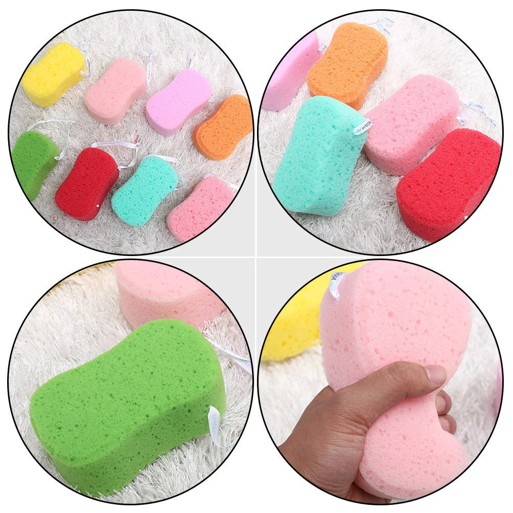 5PCS Body Shower Sponge Creative Bathing Sponge Mixed Color