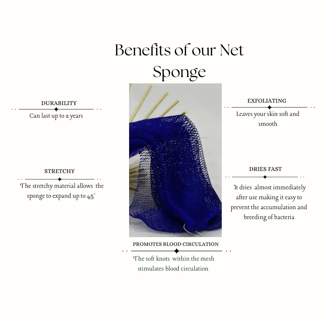 Authentic African Exfoliating Net Sponge- Ethically Sourced from Nigeria