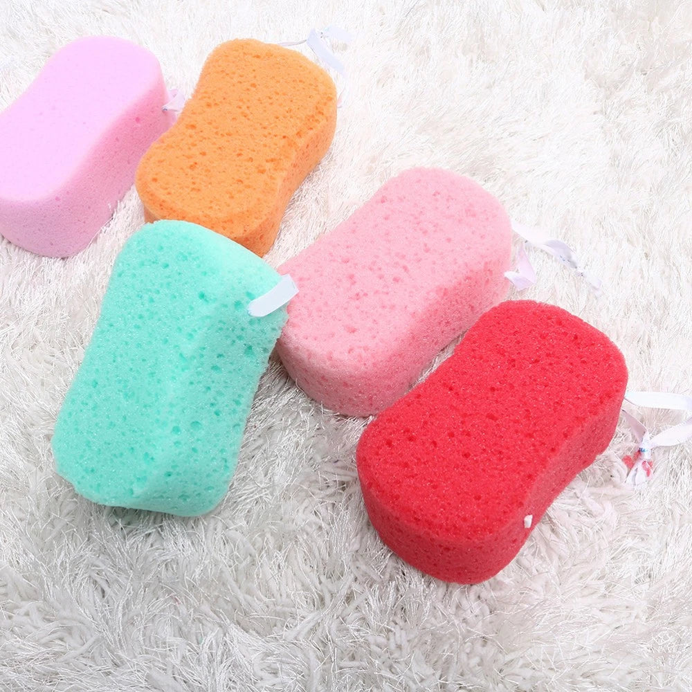 4Pcs Bath Sponges Bath Scrubbers Bathing Accessories (Random Color) bath sponge