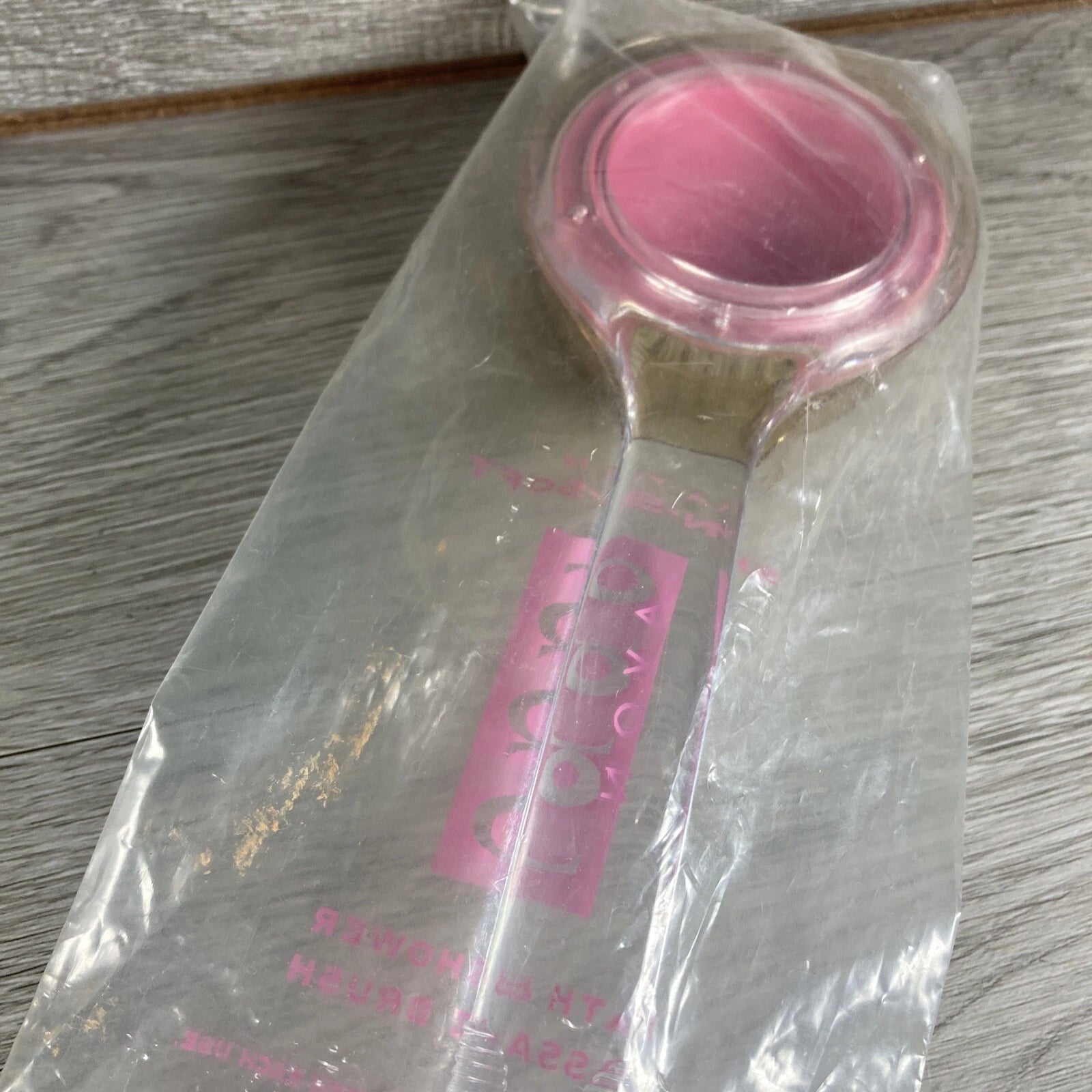 AVON Skin So Soft  Bath & Shower Massage Brush, Curved Handle NEW SEALED PACK