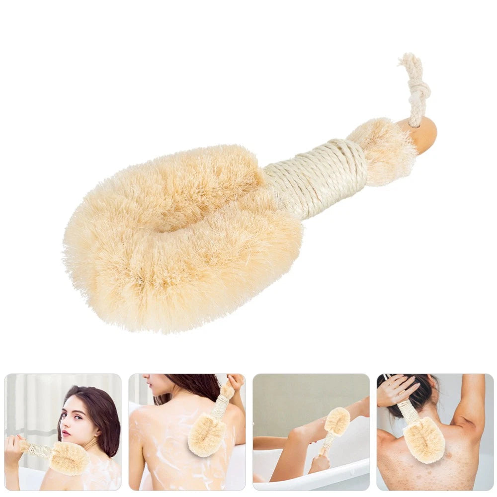 2 Pcs Silk Bath Brush Exfoliating Loofah Miss for Body Exfoliator