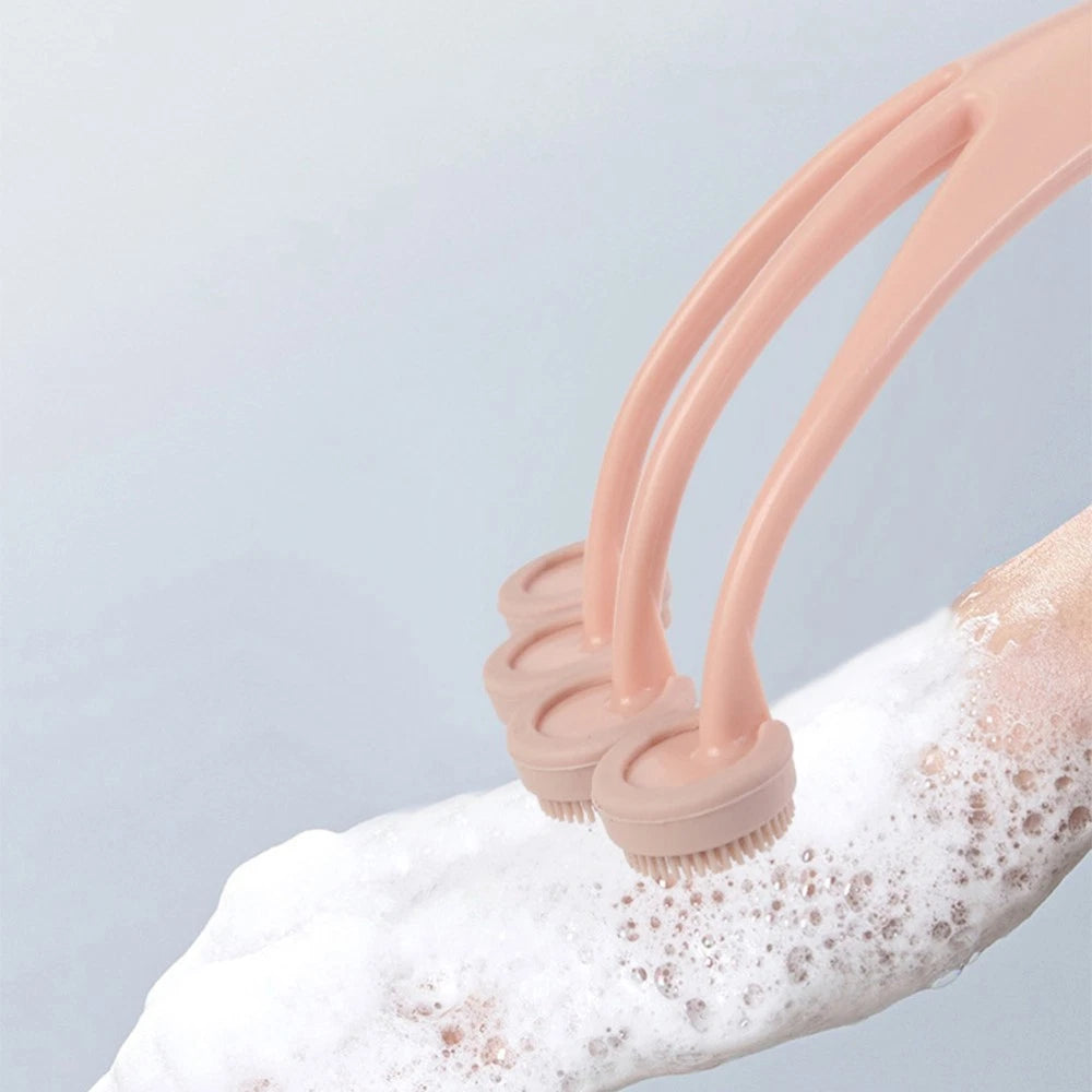 2 Pcs Bath Brush Suit Shower Scrub for Body Exfoliating Back Scrubber