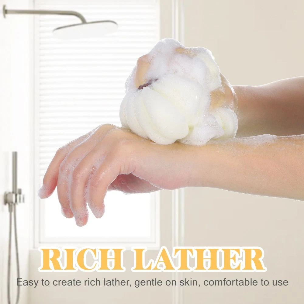 2 Pcs Bath Ball Shower Body Brush Miss Exfoliating Sponges for Women Scrubber