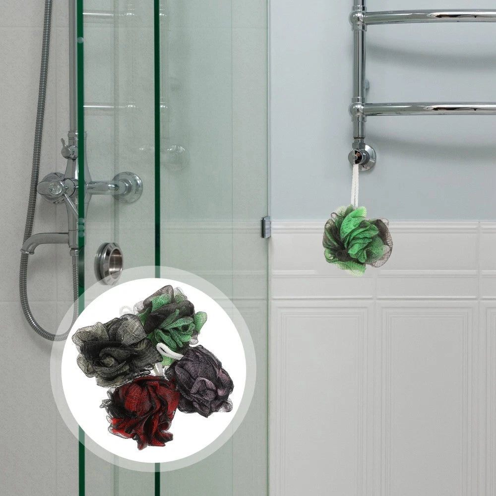 4 Pcs Back Multi-functional Exfoliating Bath Brush