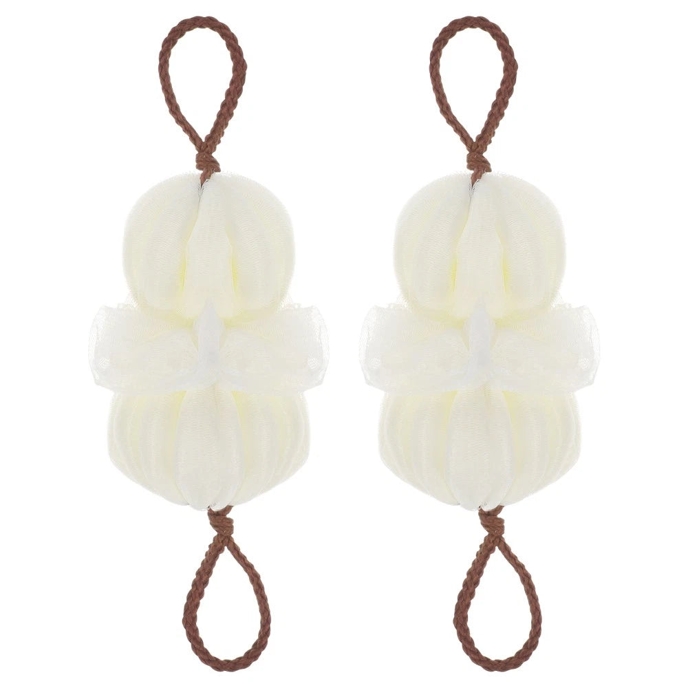 2 Pcs Bath Ball Shower Body Brush Miss Exfoliating Sponges for Women Scrubber