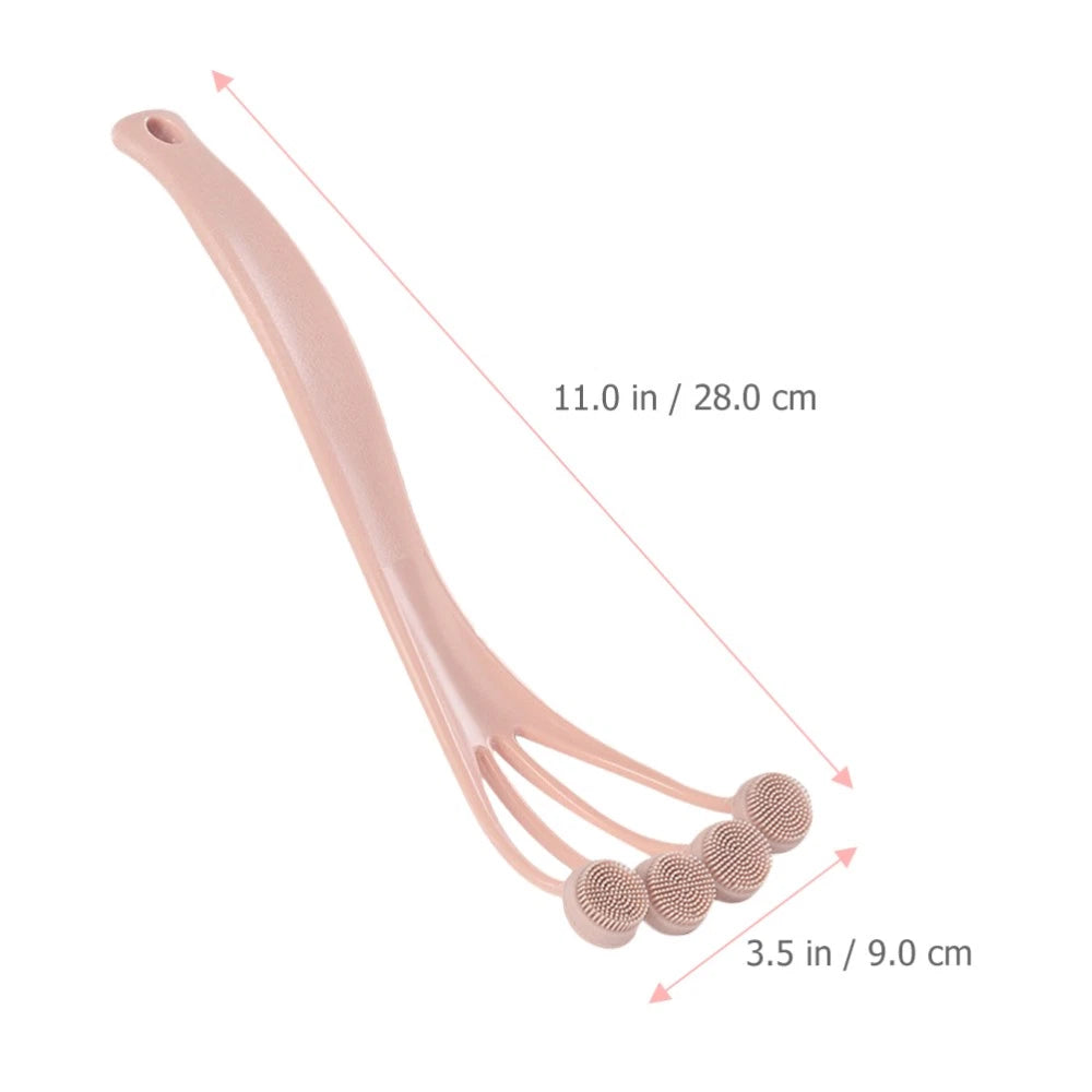 2 Pcs Bath Brush Suit Shower Scrub for Body Exfoliating Back Scrubber