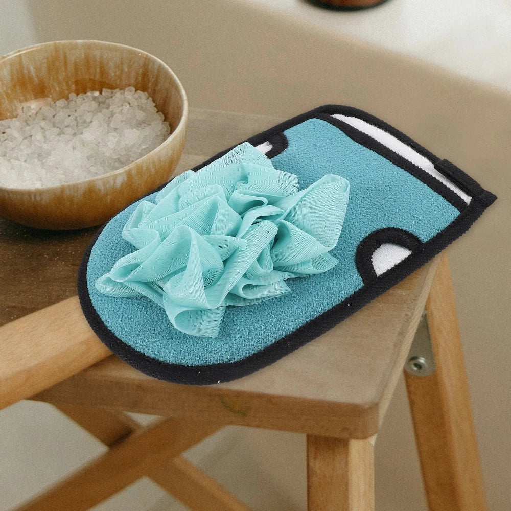 3 Pcs Bath Gloves Travel Scrubbing Multi-functional Exfoliating Brush