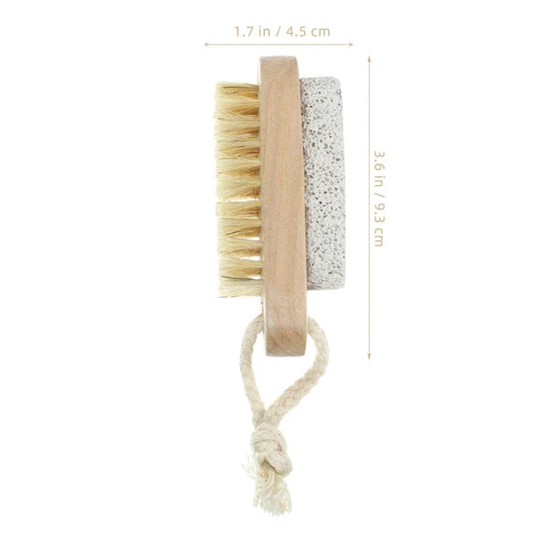 2 Pcs Double-sided Brush of Stepping Feet Scrubber Shower Bath