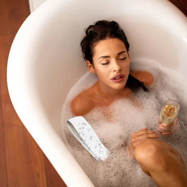 2 Pcs Shower Exfoliating Bath Scrubber Fabric Back Strap Skin Cleaning Brush