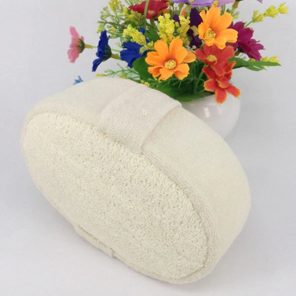 3 Pcs Loofah Bath Towel Brush Shower Sponge Exfoliating Back Scrubber