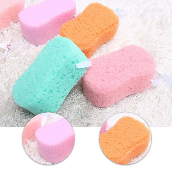 4Pcs Bath Sponges Bath Scrubbers Bathing Accessories (Random Color) bath sponge