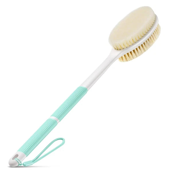 Back Scrubber for Shower Long Handle Body Brush Soft & Stiff Bristles Exfoliate