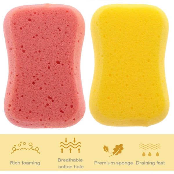 4pcs Bath Sponge Brushes Cleaning Loofah Sponge Bathing Sponge