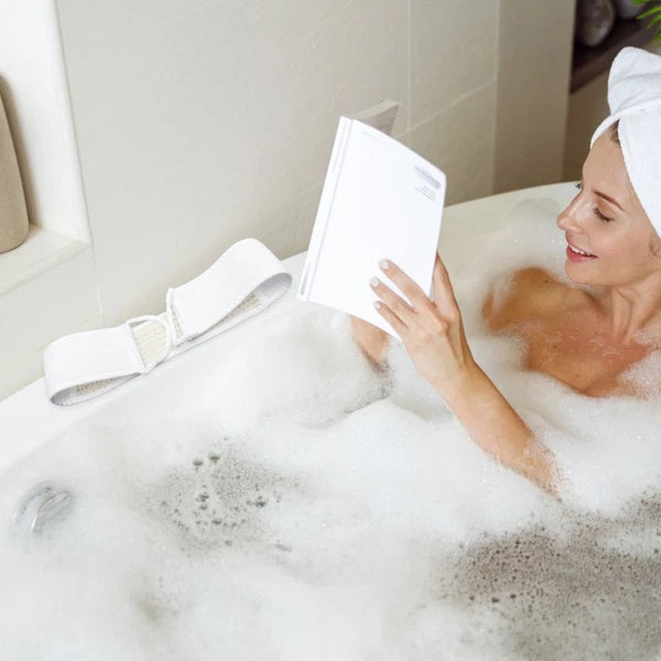 2 Pcs Shower Exfoliating Bath Scrubber Fabric Back Strap Skin Cleaning Brush