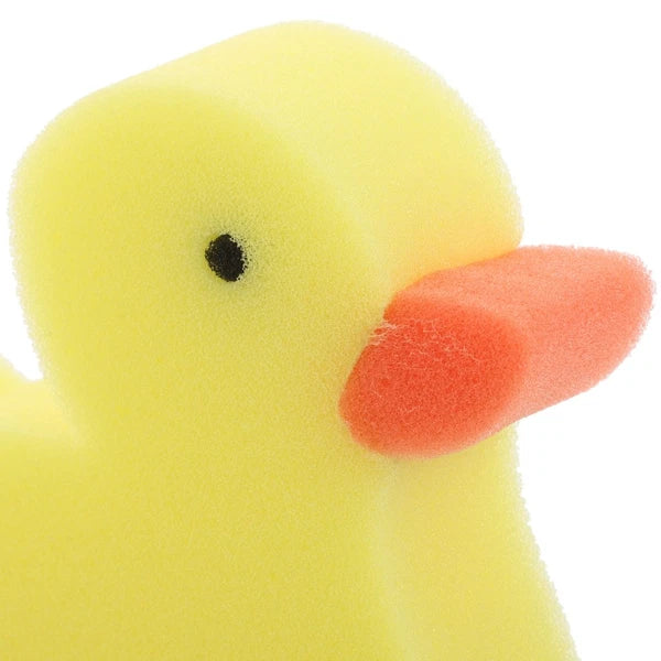 4 Pcs Little Yellow Duck Bath Brush Toddler Cute Sponge Body Shower