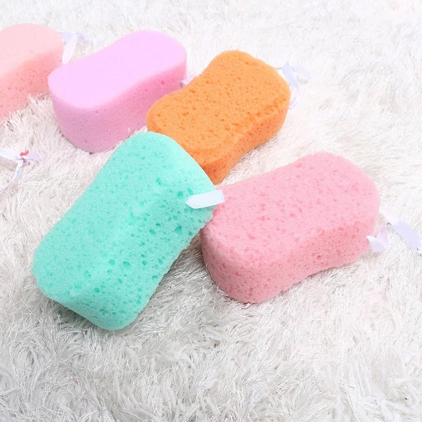 4Pcs Bath Sponges Bath Scrubbers Bathing Accessories (Random Color) bath sponge