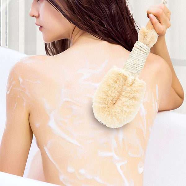 2Pcs Body Brush Scrub Scrunchie Back Scrubber for Spa Body Washing