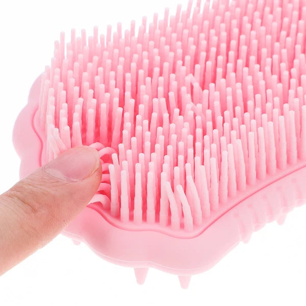 1PC Silicone Body Scrubber Exfoliating Bath Shower Scrubber Brush Scalp