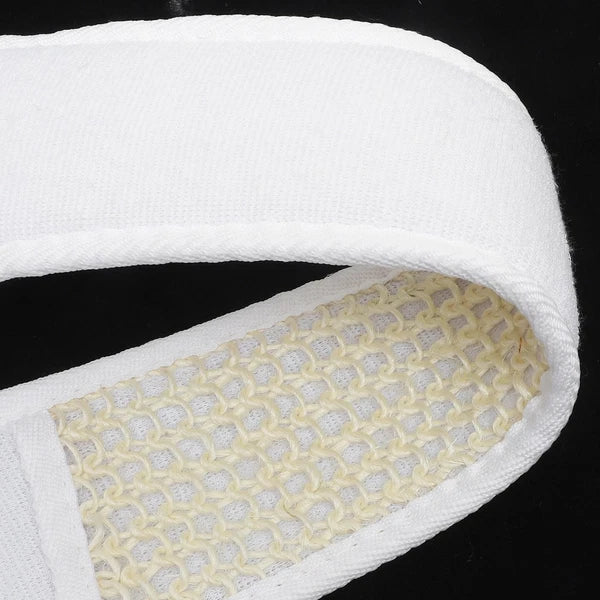 2 Pcs Shower Exfoliating Bath Scrubber Fabric Back Strap Skin Cleaning Brush